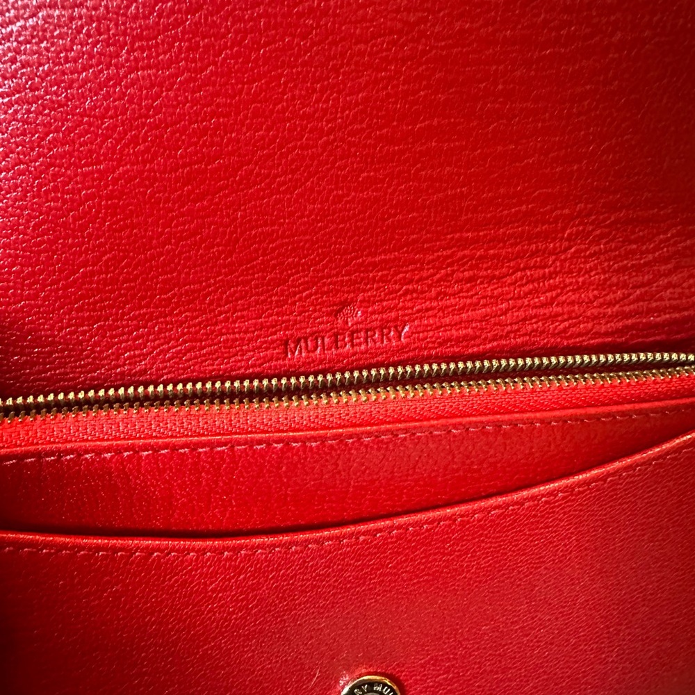 Red Mulberry wallet - Picture 3 of 5